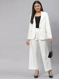 PowerSutra Women's White Marina Pant Suit