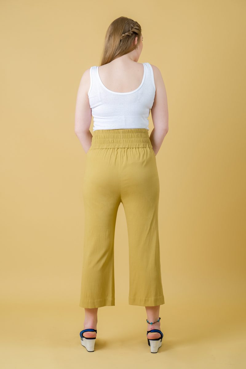 Yellow Ankle Length Women's Tummy Shaper Pants – The Ambition