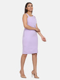 Women's Stunning Sleeveless Stretch Dress - Lavender