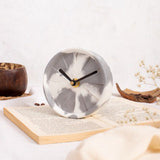 Elevate White & Grey - Concrete Table Clock