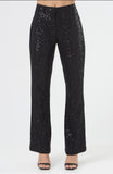 Classic Women's Black Sequin Pants