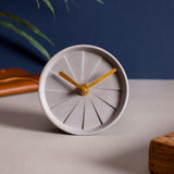 Elevate Grey - Concrete Table Clock