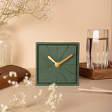 Elegance Royal Green - Concrete Table Clock