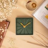 Elegance Royal Green - Concrete Table Clock