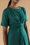 Dark Green Dress for Workwear