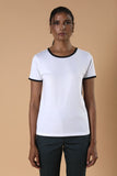 White tee for women