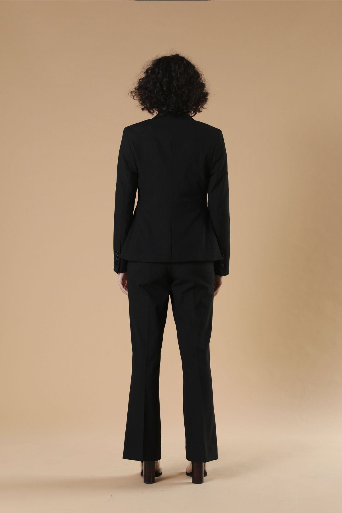 Black Womens Suit, Formal Pantsuit for Women, Black Formal Wear