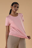 Smart Casual Pink cotton T-shirt