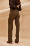 Comfortable Hi-rise formal pants for ladies