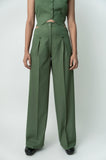 Wide Leg Cut-out Trousers