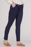 Blue Formal Trouser for Women