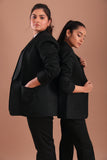 Classic Black Women's Office Three Piece Suit