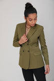 Olive Green Blazer for women 