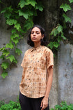 Hand block printed shirt designs