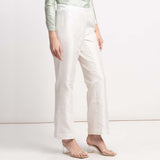 Power Sutra Creamy White Dupioni Trouser