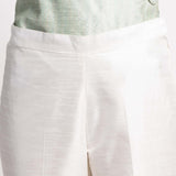 Power Sutra Creamy White Dupioni Trouser