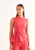 Sleeveless Women's Office Formal Top