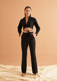 Black Women's Party wear Co-ord Set