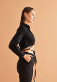 Black Women's Party wear Co-ord Set