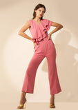 Women Solid Regular Fit Jumpsuit