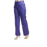 Formal women's Royal Blue Regular Fit Trouser