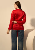 Satin Long Sleeves Blouse for Women