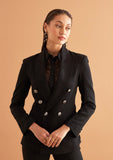 Full Sleeves Tailored Fit Women's Formal Blazer