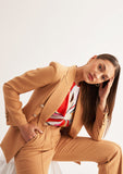 Women's Beige Formal Suit