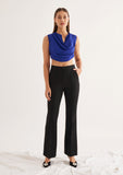 High rise Women Formal Wear Trousers